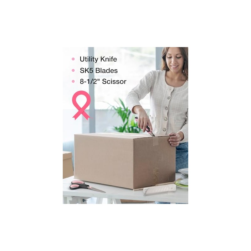 WORKPRO Pink Tool Kit - Hand Tool Set with Easy