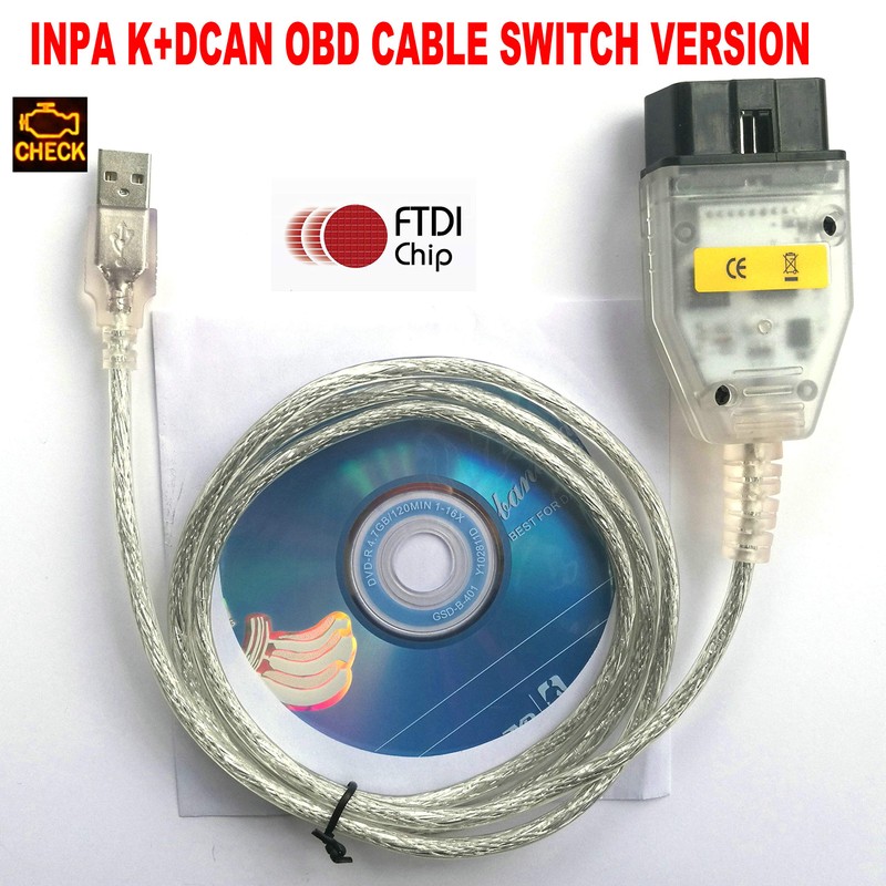 KDCAN OBD2,K+Dcan OBDII Ediabas NCS Expert Diagnostic Scanner