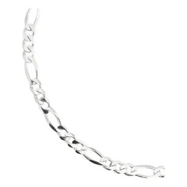 Joyaris Esclava Pulsera Fígaro 3x1 Hombre Mujer Plata 925 4 Mm Diámetro 7 Cm Largo 19 Cm