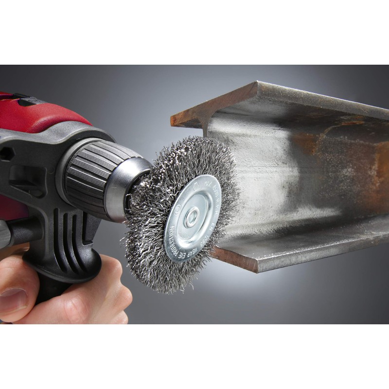 kwb Disc Brush, Coarse, HSS Steel Wire, Diameter 100 mm