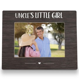 FLDAS Uncle Picture Frame 8x10, UnclesPicture Frames, Best Fathers Day Birthday Gifts for Uncles from Niece, Gifts for Niece, Uncle's Little Girl Photo Frame 5X7