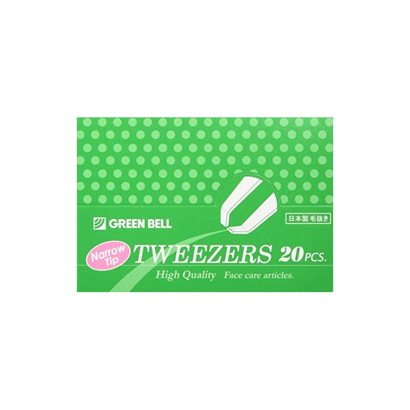 Green Bell Tweezers (Taper) 20 pcs