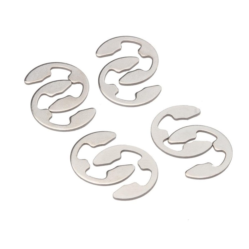 200Pcs Circlips E Clips, Stainless Steel E Clips 10 Sizes