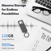 128GB Voice Recorder with Playback – 9000 Hours Audio Storage,