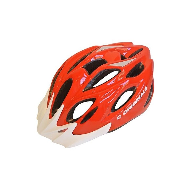 C ORIGINALS S380 BIKE HELMET CYCLE HELMET FIRE RED
