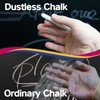 Dustless White Chalk with Holder, 60PCS Washable Chalks Stick Bulk