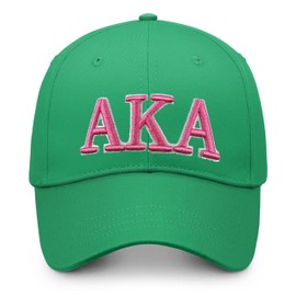 cahduenx Sorority Gifts Trucker Baseball Hats Cap for Women Girl - Green Embroidered Adjustable Cotton Women Hat