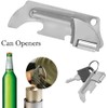Silver Stainless Steel Military Style Can Openers, Military Style Can