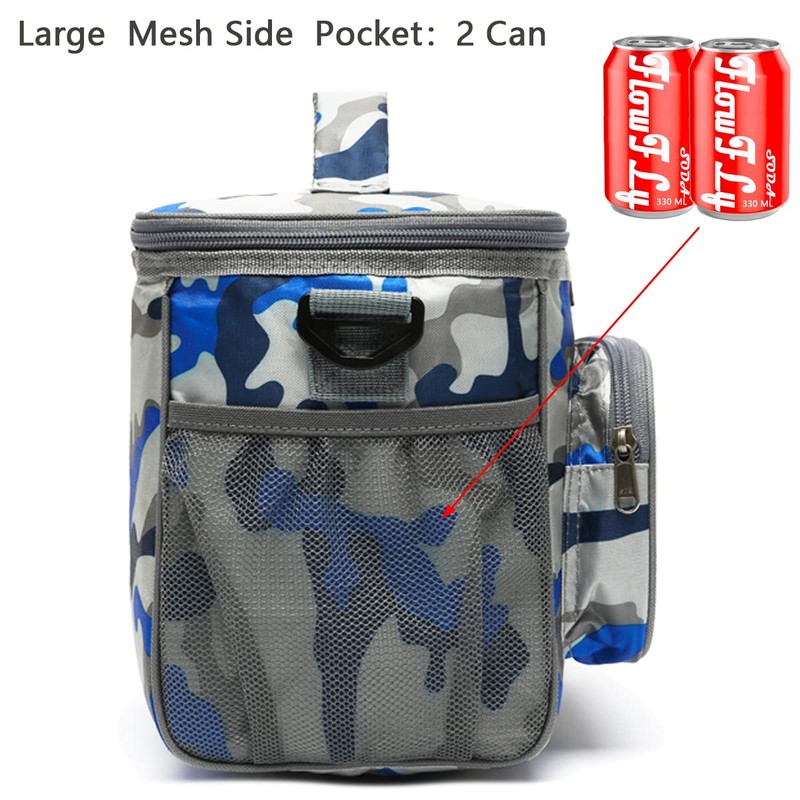 FlowFly Insulated Reusable Lunch Bag Adult Large Lunch Box for