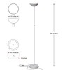 Brightech SkyLite LED Floor lamp, Torchiere Super Bright Floor Lamp