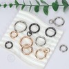 Wokape 16Pcs Keyring Assortment Kit, 0.47" 0.78" 1"(ID) O Rings