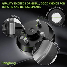 Panglong Golf Cart Brake Drum/Hub Assembly, EZGO TXT Brake Drum Hub Assembly Suitable for EZGO TXT Electric Carts, 1982-UP EZGO Electric Carts and 1982-1993 2-Cycle Gas Cart, OEM#19186G1,19186G1P