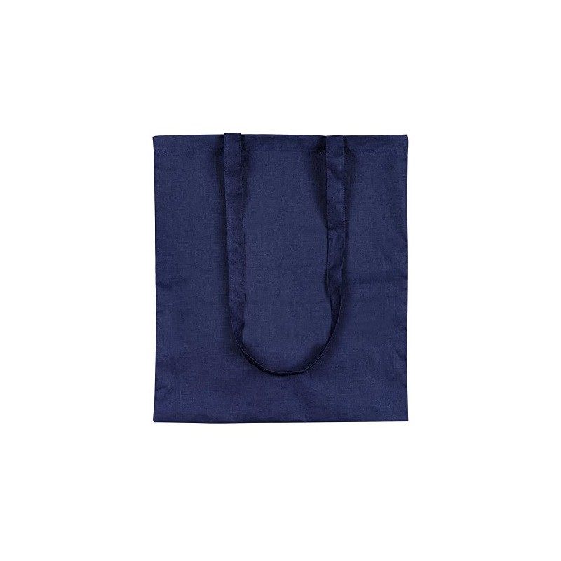 eBuyGB Pack of 10 Cotton Shopping Canvas and Beach Tote