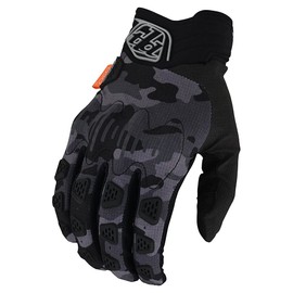 Troy Lee Designs Motocross Motorcycle Dirt Bike Racing Mountain Bicycle Riding Gloves, Scout Gambit Glove Camo (Gray, Medium)