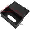 KINGFOM Rectangular PU Leather Tissue Box Holder, Facial Tissue Case