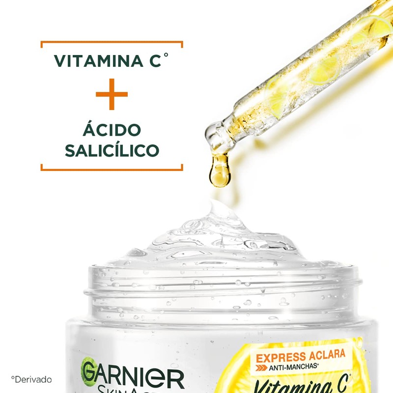 Garnier Gel Crema Hidratante Express Aclara con Vitamina C, 50ml