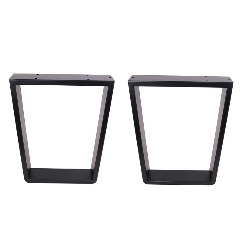 ECLV 18" Dining Bench Legs, Trapezoid Steel Table Legs, Coffee