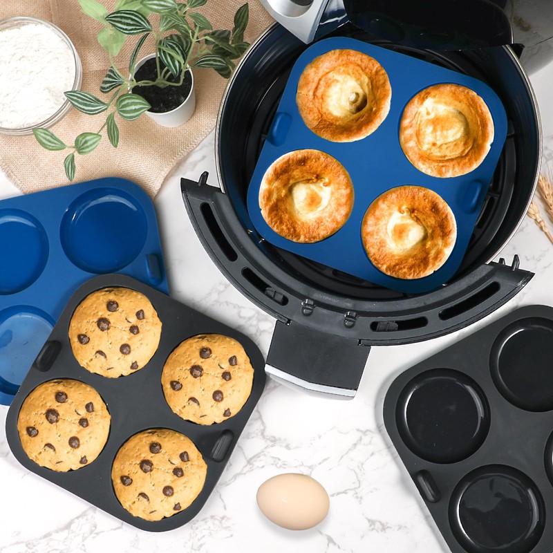 Webake Air Fryer Yorkshire Pudding Pan for Baking, Nonstick Silicone