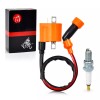 MOTO1988 Ignition Coil & Spark Plug for Yamaha 1989-2004 Warrior