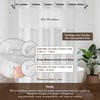 Barossa Design Fabric Snap-in Shower Curtain Liner Replacement, Removable &