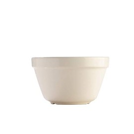 Mason Cash 2005.004 Chip Resistant Earthenware S36 All Purpose Pudding Basin Bowl, Ceramic, Original White, 0.9 Litre/16 cm