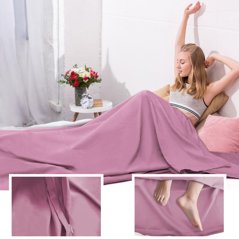 BREENHILL Sleeping Bag Liner，Camping Sheets & Travel Sheet, Hostels &