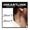 3 Sheets Blessed Temporary Tattoos, Natural Matte Look