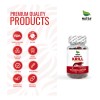 Aceite Krill 100 Softgels Rico Omega Antioxidantes Fosfolípidos Astaxantina Ayuda