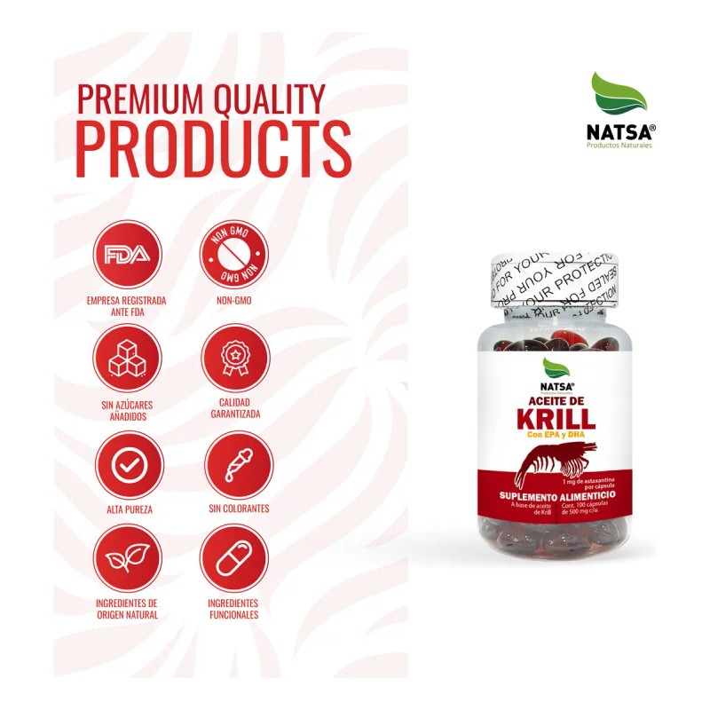 Aceite Krill 100 Softgels Rico Omega Antioxidantes Fosfolípidos Astaxantina Ayuda