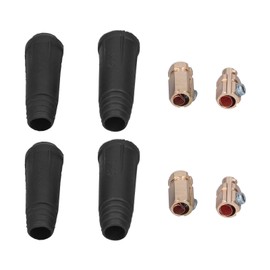 Glomora Welding Cable Panel Connector Socket Set,Quick Coupler Connector Socket Plug Fittings for 10‑25mm² Cable DKJ10‑25
