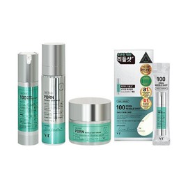 VT PDRN Riddle Shot 100 3 types (Ampoule + Cream + Mist) + 10 Ampoule Pouches / 브이티 피디알엔 PDRN 리들샷 100 3종 (앰플+크림+미스트) + 앰플 파우치 10매