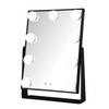 JERDON Lighted Vanity Makeup Mirror with Large Dimmable Bulbs and