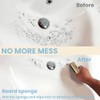 Esponja para barba para lavabo: recoge y limpia el vello