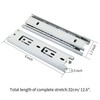 URBEST Ball Bearing Drawer Slides Full Extension 6 Inch Telescopic
