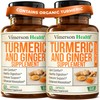 Turmeric Curcumin Supplement with Ginger Root for Joint Support, Digestive
