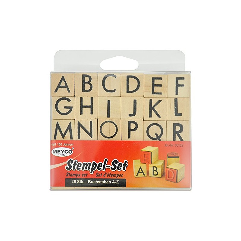 Stamp Set Alphabet Stamps, 26 per Set