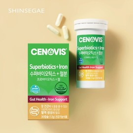Synovis 수퍼바이오틱스 철분 유산균 30캡슐 1개 30일분 Superbiotics Iron Probiotic 30 Capsules 1 Pack 30 Days Supply