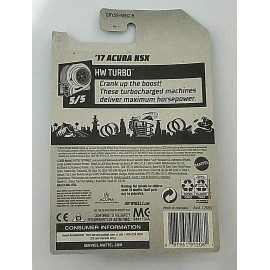 Hot Wheels 2021 Hot Wheels '17 ACURA NSX #148/250 HW Turbo 5/5 (Red)