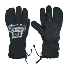 Seibertron T.W.G.S.G 2.0 Rain Cover Gloves - Waterproof and Windproof Glove for Adults and Youth - Ideal for Motorcycle and Bicycle Riding Black M
