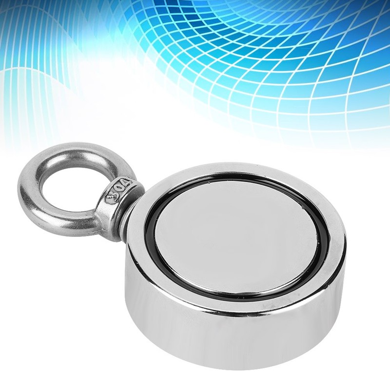 300KG Strong Pull Sea Fishing Hunting Salvage Recovery Magnet with