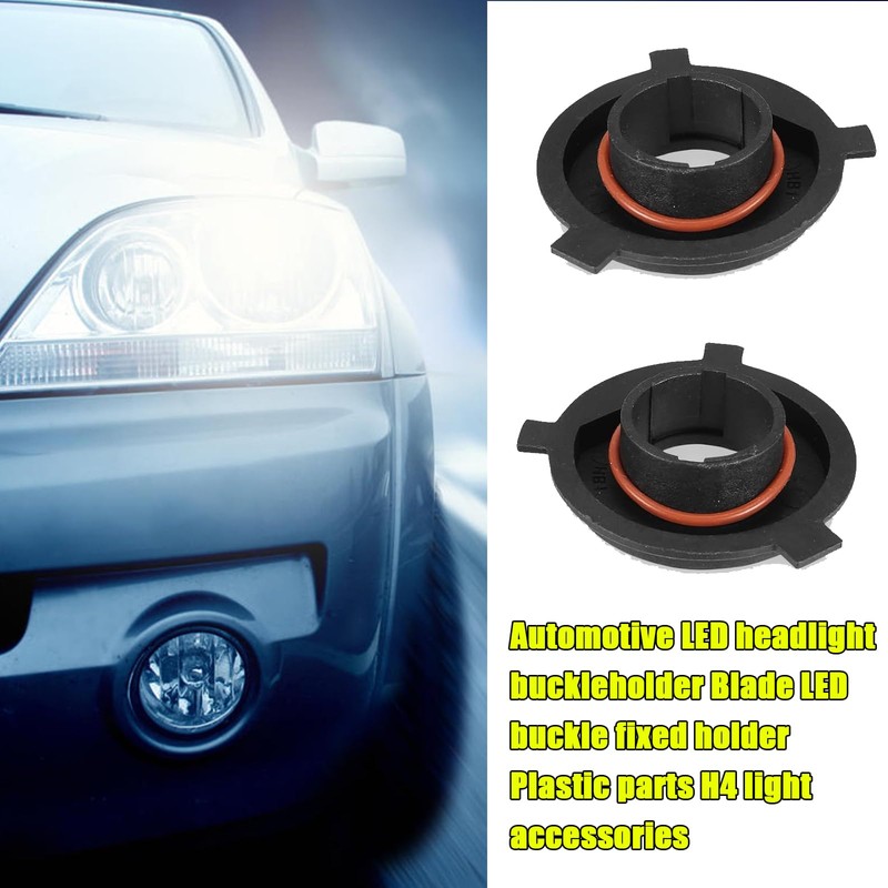 Flygun 2 PCS H4 Car LED Headlight Bulb Retainers, Nylon