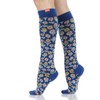 VIM & VIGR Cotton 15-20 mmHg Graduated Compression Socks (Cobalt