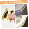 Mipcase 4Pcs Toilet Seat Lifter Handles Easy Install Bathroom Tools
