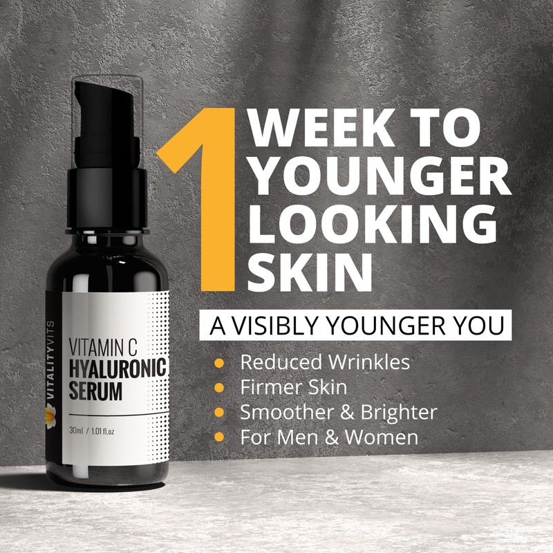 Vitamin C & E Serum With Hyaluronic Acid & Avocado