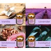 Aquarius, Gemini, Libra Gifts for Women - 4Pack Wood Wick