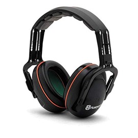 Husqvarna Professional Headband Hearing Protectors 25dB(A) NRR, Lightweight Ear Protectors with Padded Headband and Clamshell Design for Hearing Protection, Black