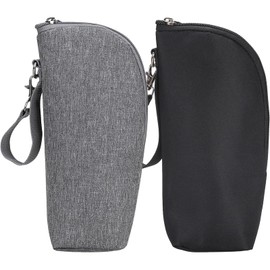 2PCS Insulated Baby Bottle Bags, Portable Breastmilk Water Kettle Bottle Storage Tote Warmer Bag, Thermal Feeding Pouch Holder Travel Carrier for Shopping Traveling Carrier Heat/Cold Preservation
