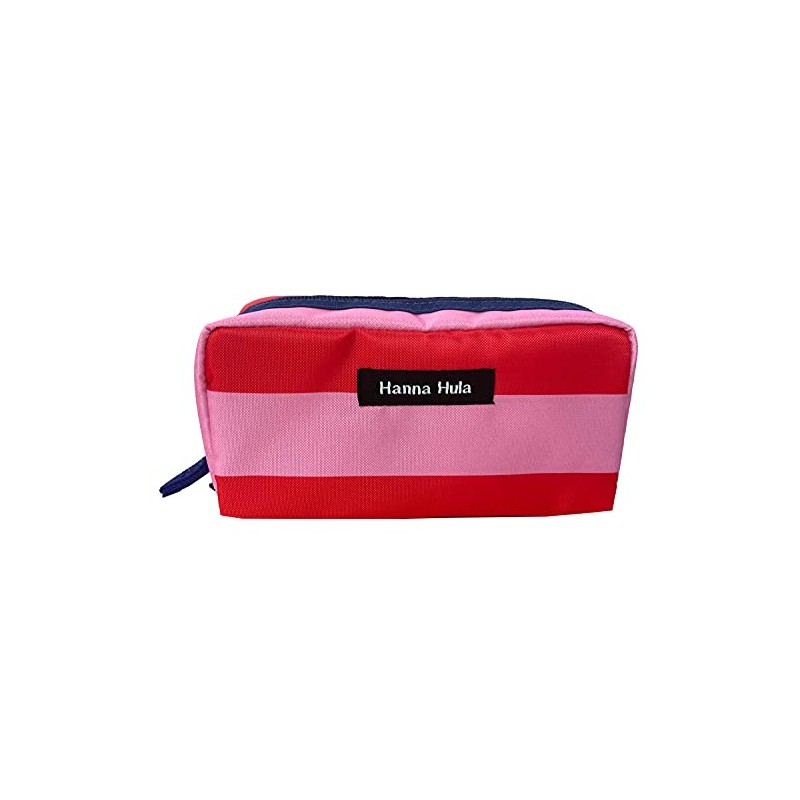 Hanna Hula Pet Mini Pouch with Pocket, Border Red
