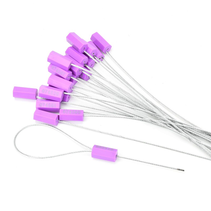 100pcs Security Marking Cable Seals Tamper Proof Steel Wire Seal
