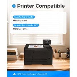131A Toner Cartridge 4-Pack High Yield Replacement for HP 131A CF210X CF211A CF212A CF213A 131X Compatible for HP LaserJet Pro 200 color MFP M276nw M276n M251nw M251n Printer Black Cyan Yellow Magenta